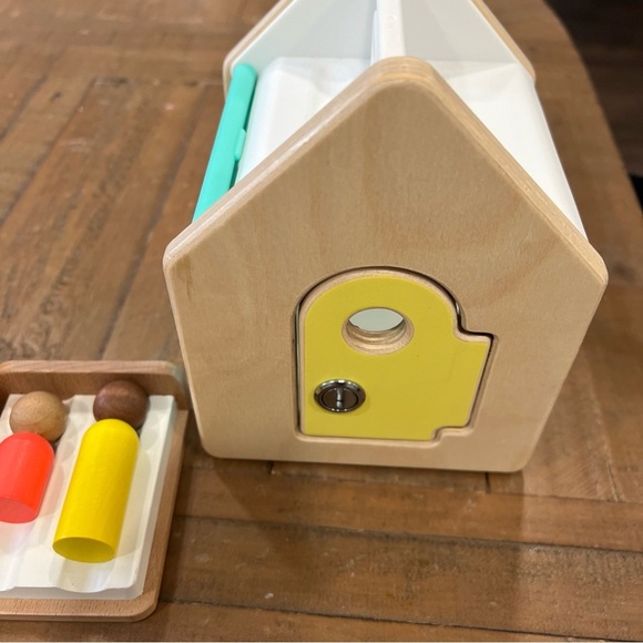 Lovevery Modular House Slide Car People Keys Wooden Play Set - Picture 7 of 8